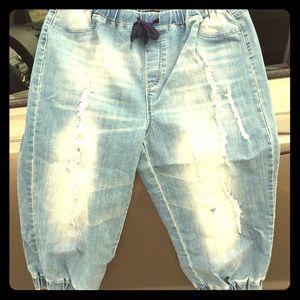 Denim Joggers!