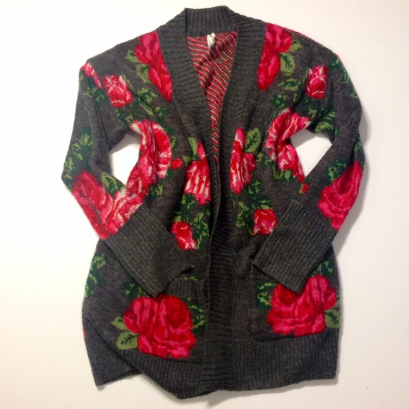 Aeropostale Sweaters - 🌹 long rose cardigan sweater 🌹