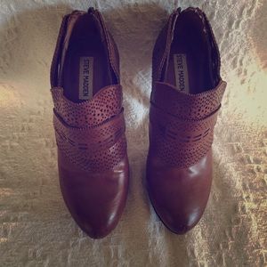 Steve Madden brown booties.