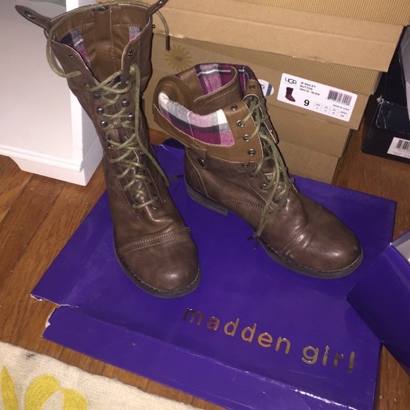 Madden girl combat boots