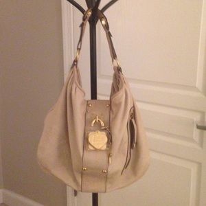 Authentic Juicy Couture leather hobo handbag