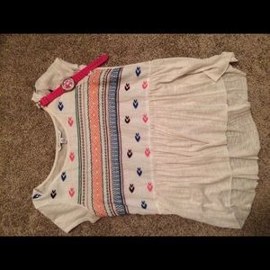 American eagle tribal print shirt