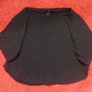 Polka dot crop top