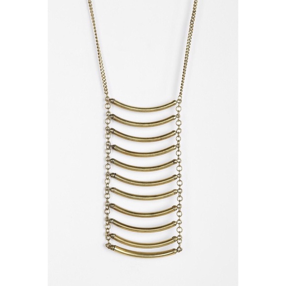 UO Gold Ladder Necklace