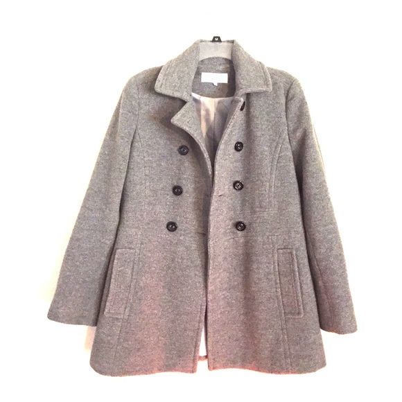Calvin Klein make offer gray pea coat