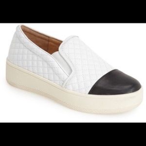 'Junior' Quilted Slip-On Sneaker size 10