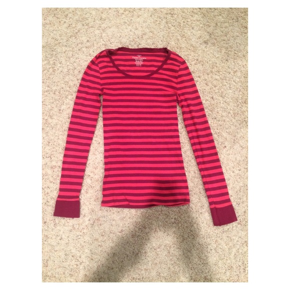 Stripped long sleeve shirt