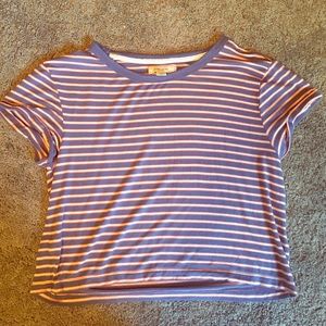 Striped crop top