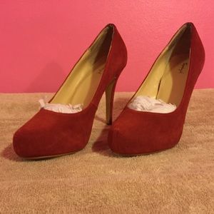 Scarlet Suede Shoes