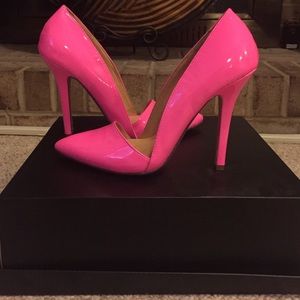 Hot Pink Pumps