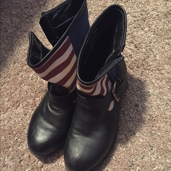 American flag boots