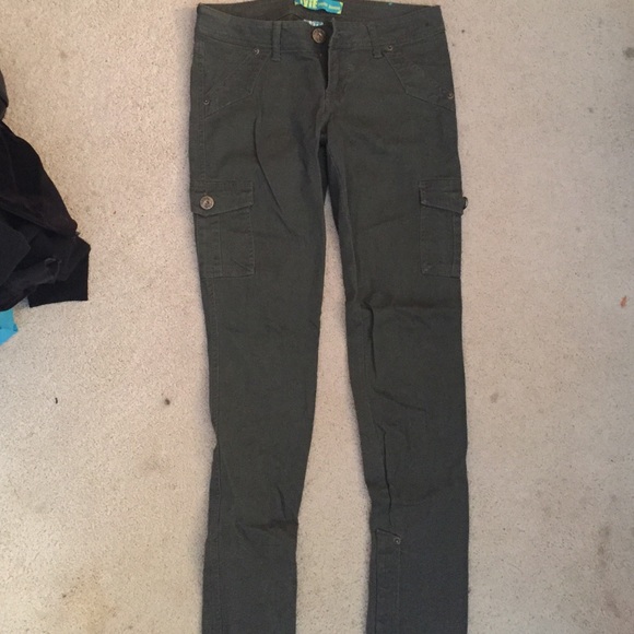 skinny military jeans