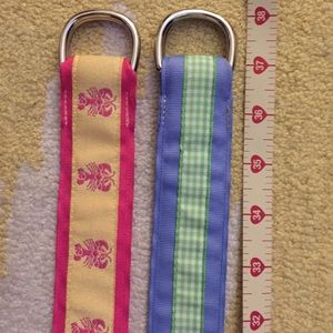 2 Eliza B ribbon belts