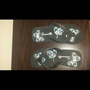 Butterfly sandals/platforms