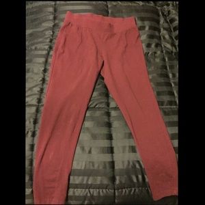 Torrid size 1 maroon leggings full length