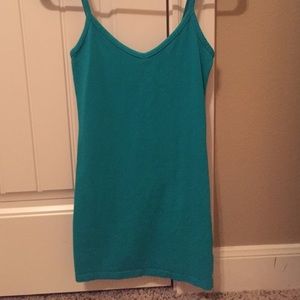 Teal tank top