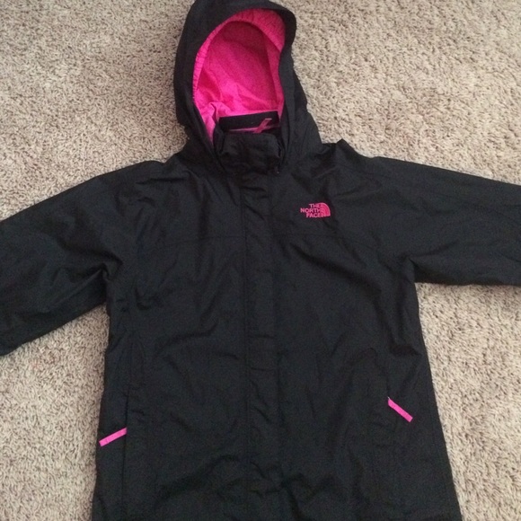 GREAT CONDITION girls north face rain jacket