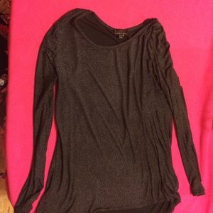 Black glittery sweater.