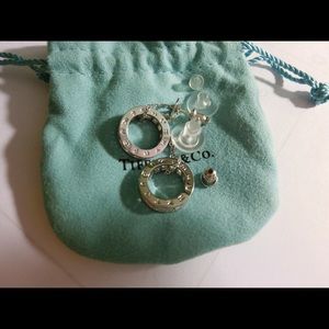 Beautiful earrings with crystal