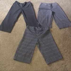 Business capri slacks set of three