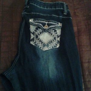 Dark wash,  bootcut jeans