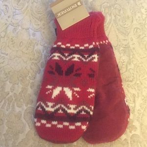 Isotoner lined mittens