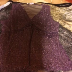 Nice purple lace top