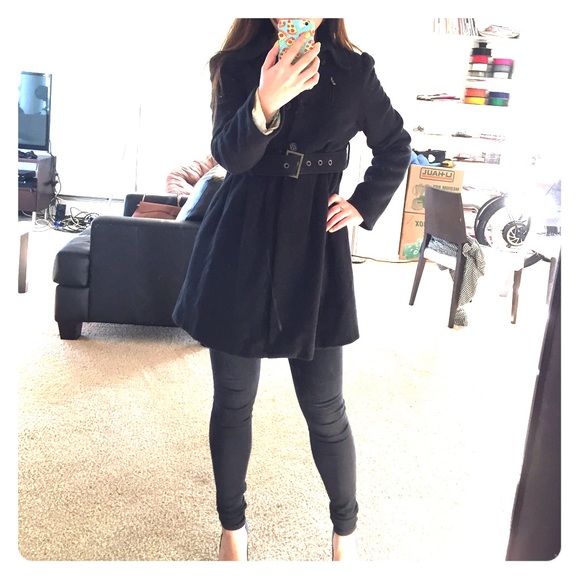 Black Guess coat