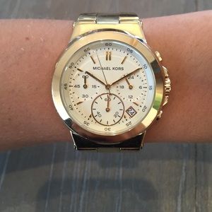Gold Michael Kors watch