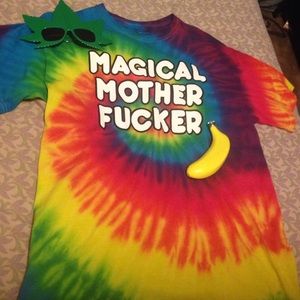 Magical motherfucker tie dye t-shirt