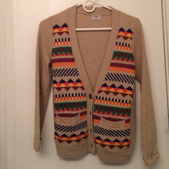 Madewell colorful cardigan