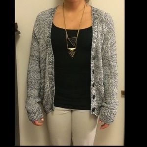 Forever 21 Salt and Pepper Cardigan!