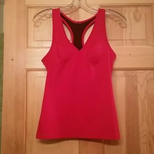 VSX red workout top