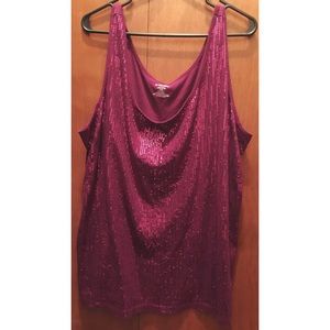 Lane Bryant Sequin Tank