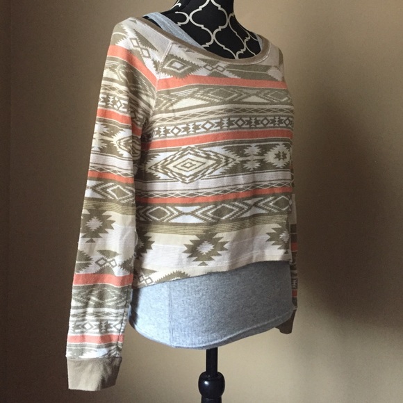 Check and stripe Tops - Tribal top