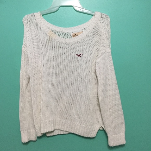 crop white sweater
