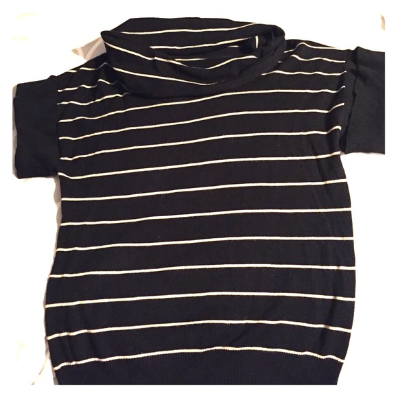 A Black and Tan stripped sweater.