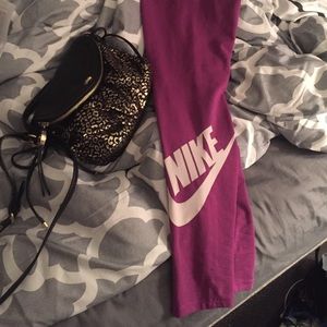 NWT Nike purple/pink leggings