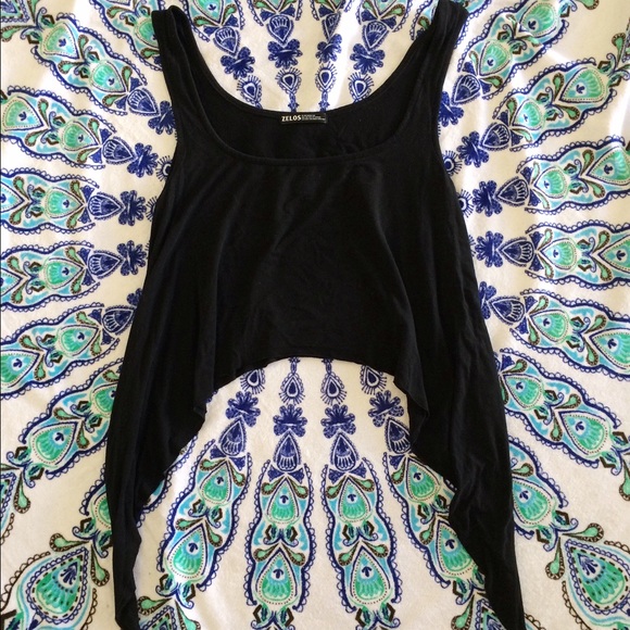 Black crop top - Picture 4 of 4