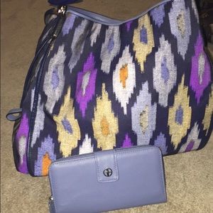 Coach Purse w matching Giani Bernini wallet