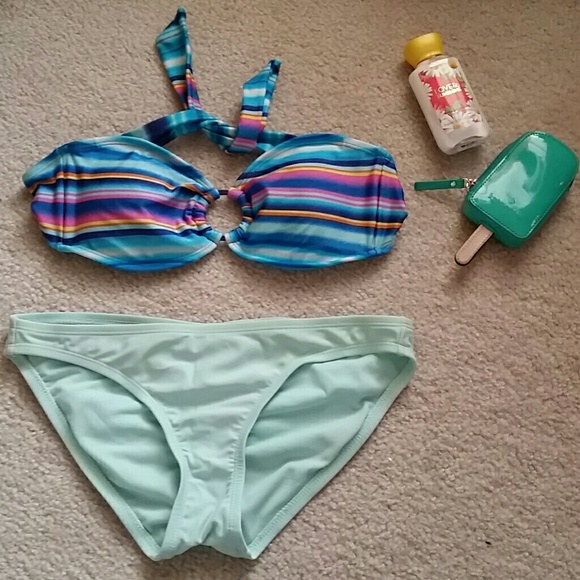 Xhilaration Strapless Swim Suit Top