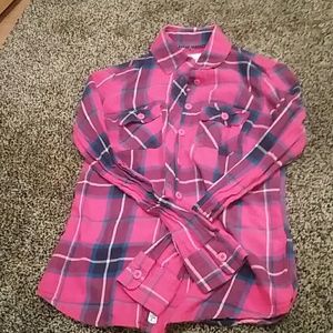 Hollister flannel plaid shirt