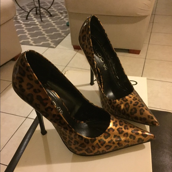 Aldo Leopard Heels - Picture 2 of 4