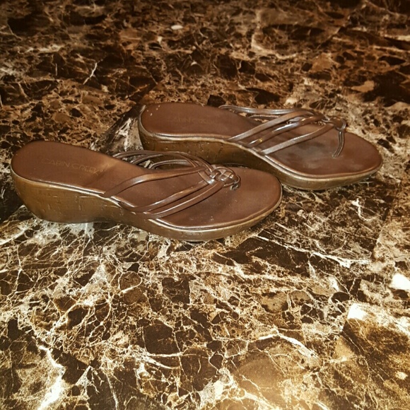Cute brown sandals