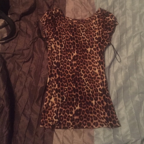 Cheetah print express shirt