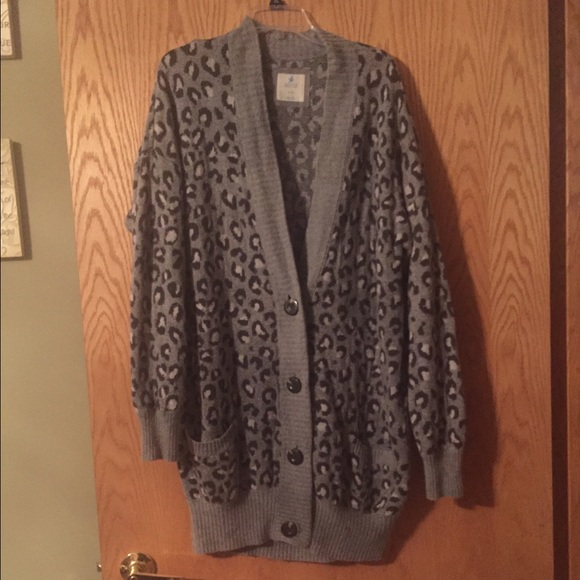 RESERVED Aerie Leopard Print Cardigan