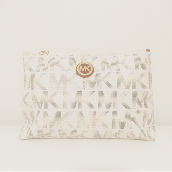 Michael Kors Fulton travel case (vanilla)