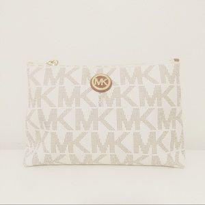 Michael Kors Fulton travel case (vanilla)