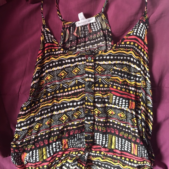 Racerback flowy aztec tank