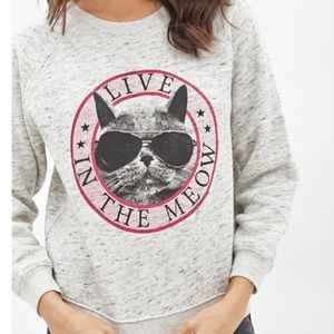 Meow Fleece sweater